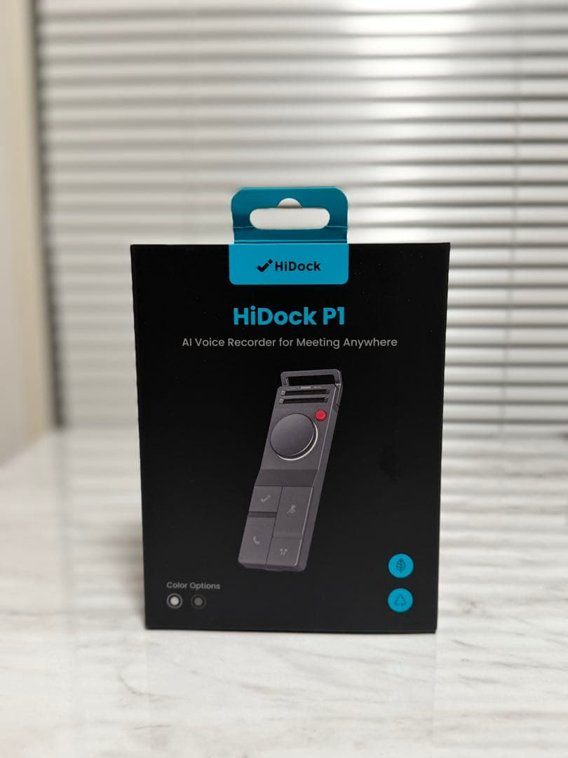 HiDock P1 AI音声レコーダー ホワイト