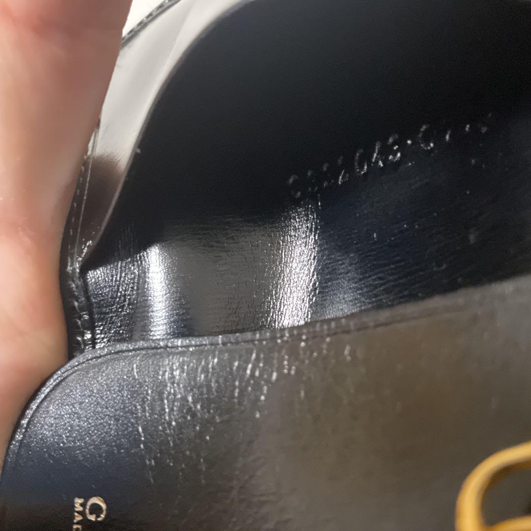 ☆開店セール☆新品未使用 美品 グッチ ボックスカーフレザー ロゴ キーケース②