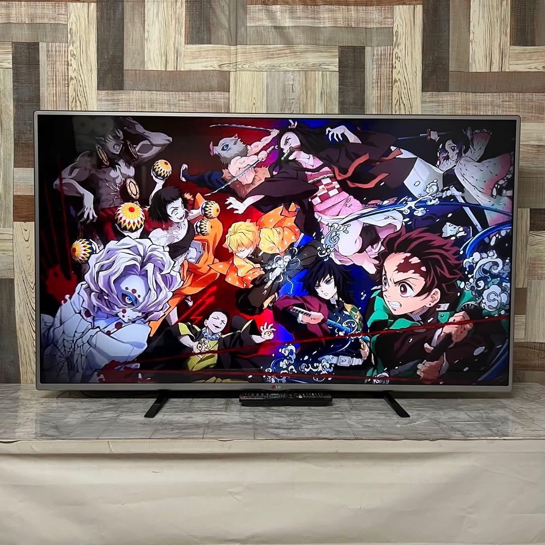 即日受渡❣️全国送料込LG 55型smartテレビNetflix◎新品リモコン付