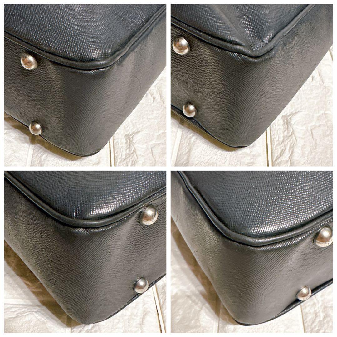 極美品 ペッレモルビダ ビジネスバッグ 2way レザー ネイビー A4収納可能