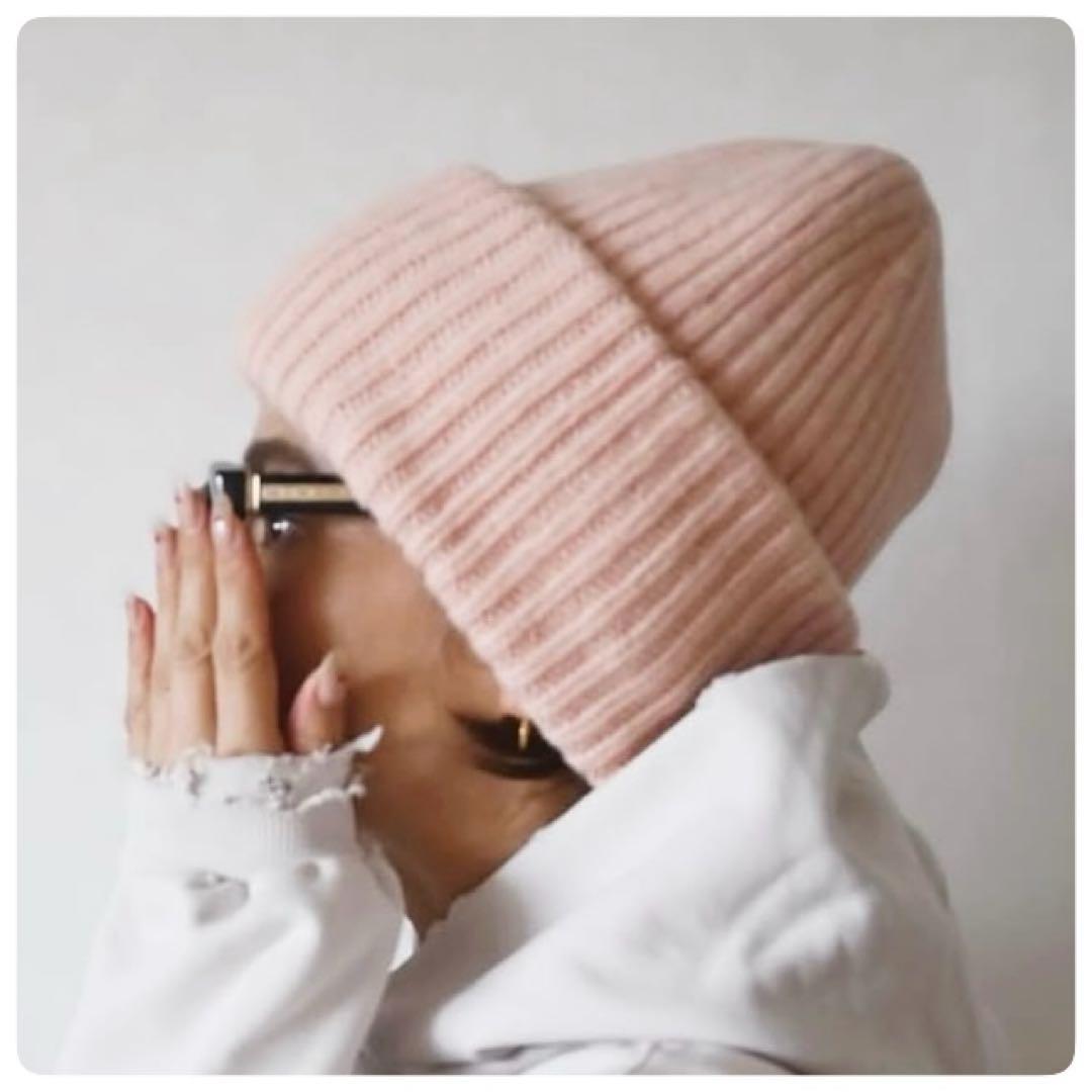 【完売品】chiiiibag ニットビーニー ピンク