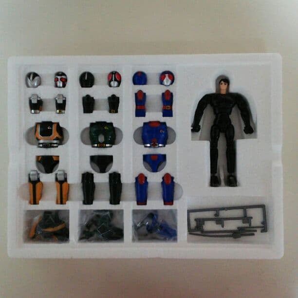 「仮面ライダーＢＬＡＣＫ ＲＸ」３チェンジクロス（中古・美品・当時モノ）