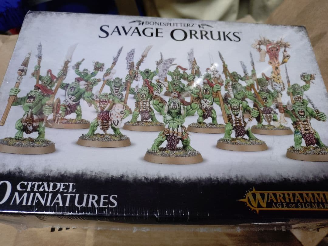 ウォーハンマー AoS　Bonesplitterz Savage Orruks
