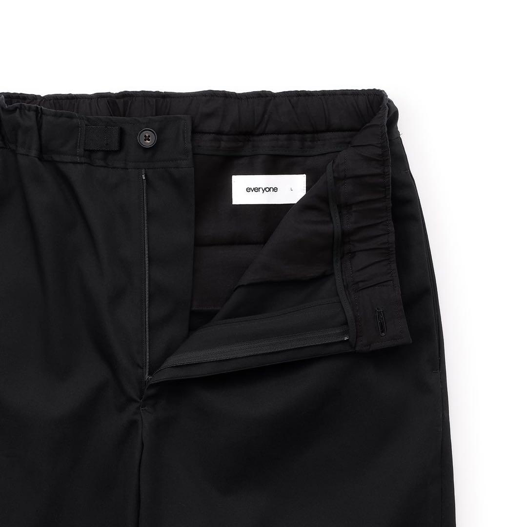 パンツ everyone cotton twill belted easy pants