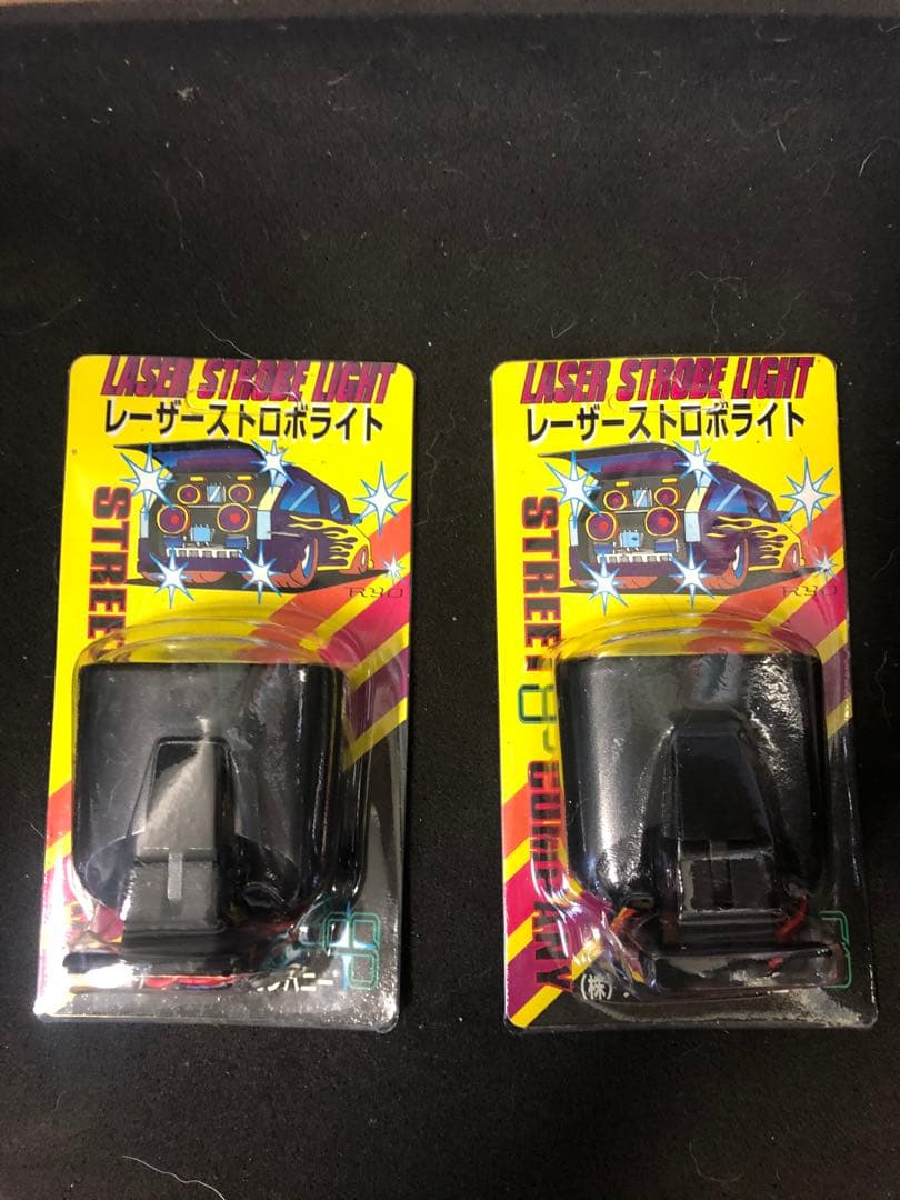 当時物レーザーストロボクリアー2個　検索AF18ディオ/旧dio/クレタク