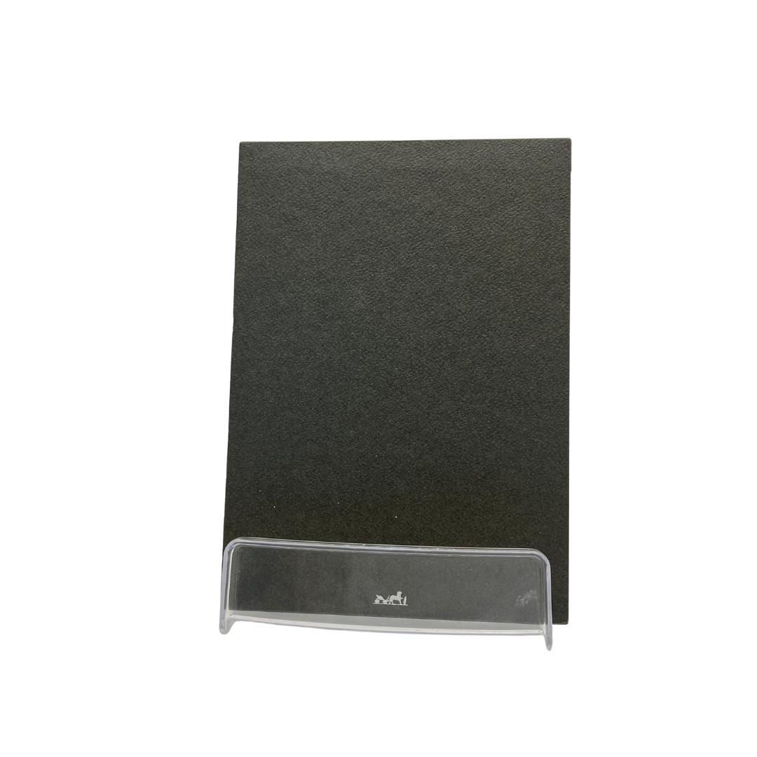 HERMES エルメス ダークグレー メモ帳 ノートパッド A5サイズ