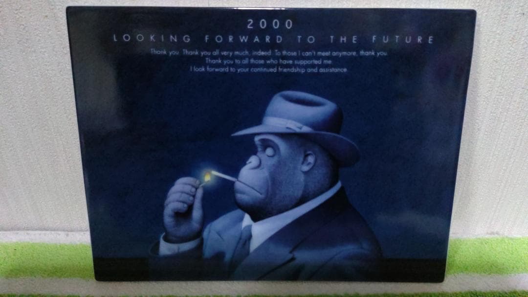 【未使用美品】アートタイル ゴリラ タバコ クニオコレクション