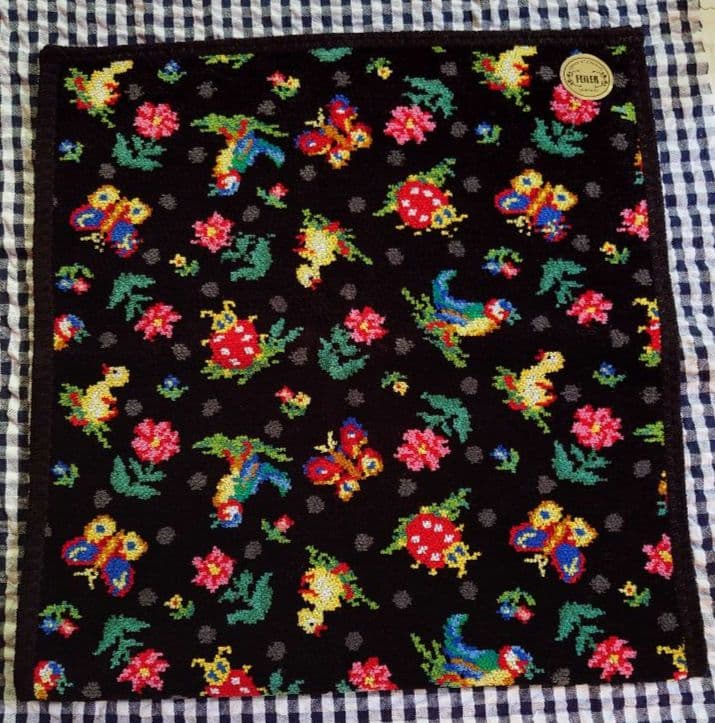 限定品　FEILER　ハイジドット　ブラック　ハンドタオル　希少　♡レア品♡