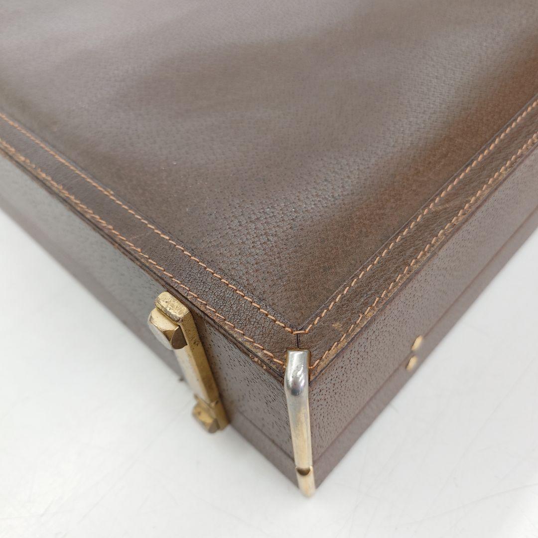 オールドグッチ　GUCCI　ヴィンテージ　アタッシュケース　シェリー