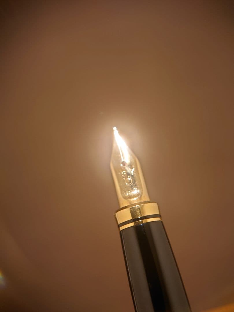 未使用　廃盤　プラチナ万年筆　ペン先 18K 中字　万年筆　美巧　ブラック