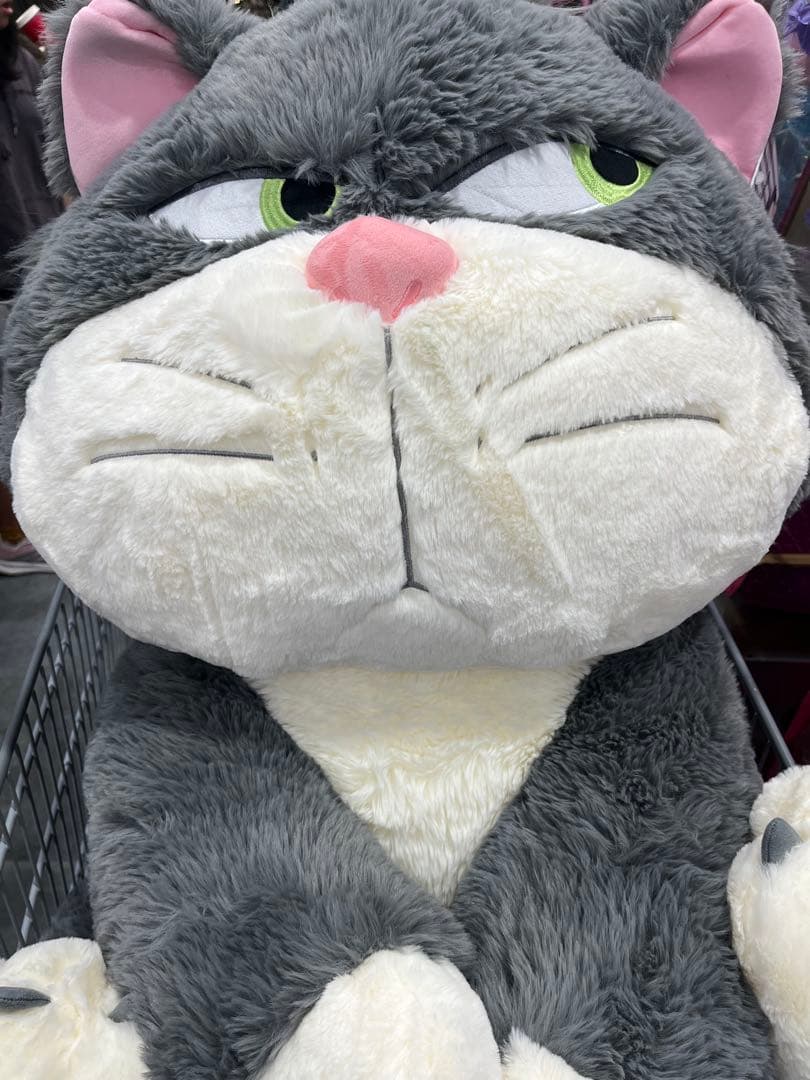 シンデレラ　ルシファー　特大　ぬいぐるみ　ブランケット　コストコ　海外　限定