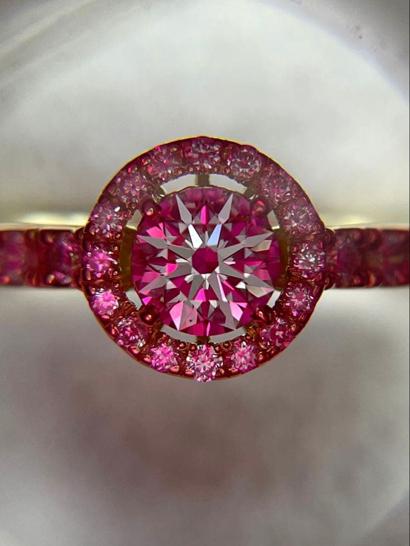 JL130★最高級 ダイヤモンド 0.656ct k18 リング ソ付