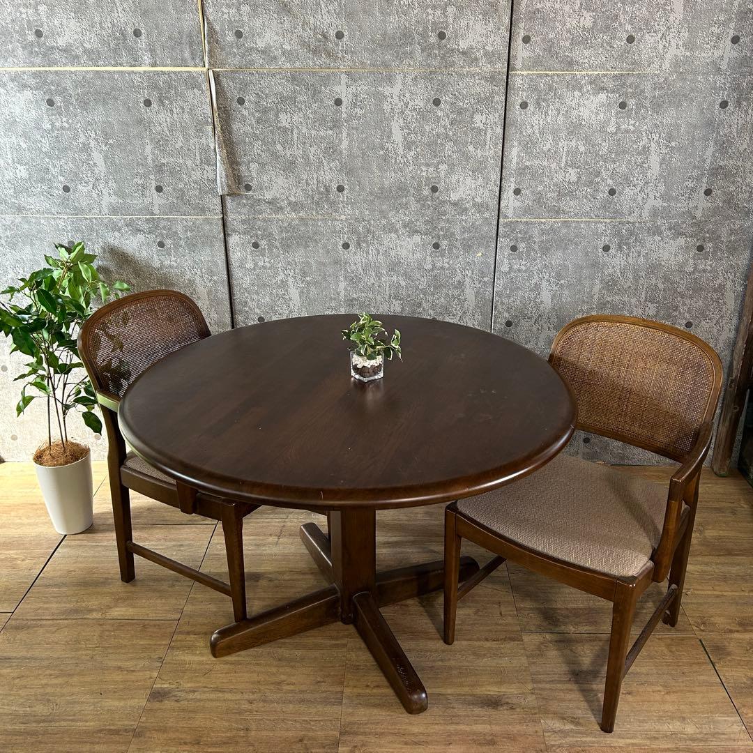 ꧁カリモク家具 karimoku꧂ダイニングテーブル&アームチェア2脚セット