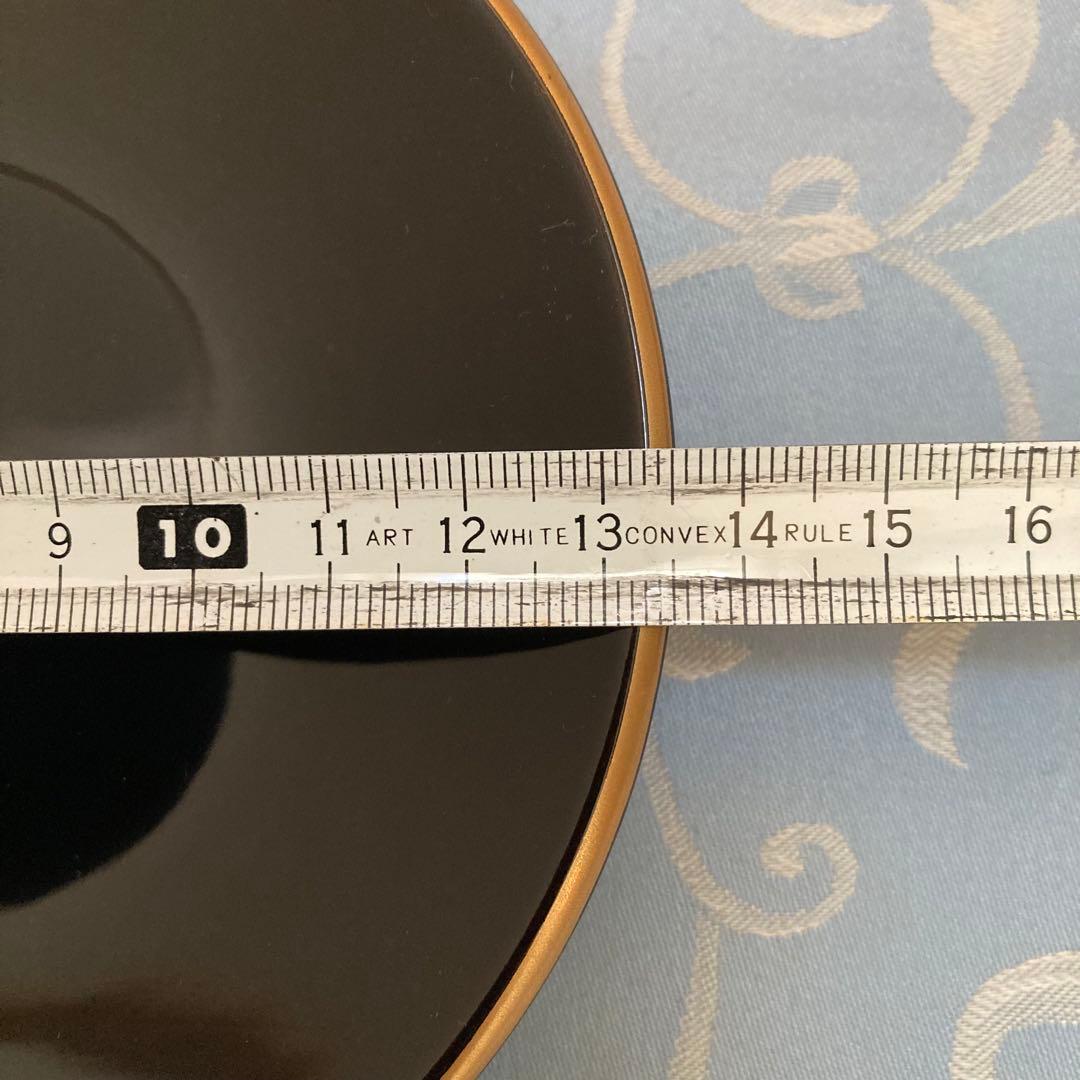 【新品】輪島塗 金蒔絵 黒漆 銘々皿 取り皿 5枚セット