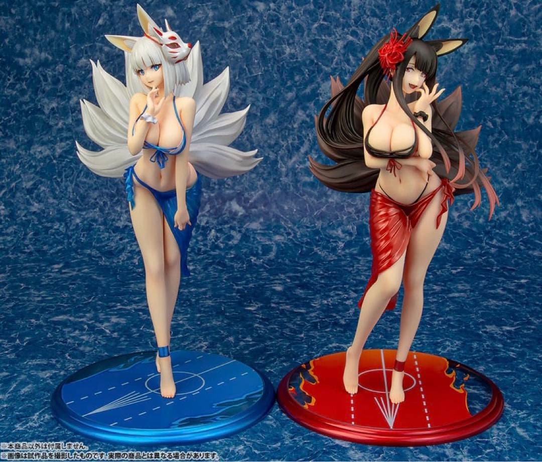ドリームテック アズールレーン 加賀 赤城 セット1/8 完成品フィギュア