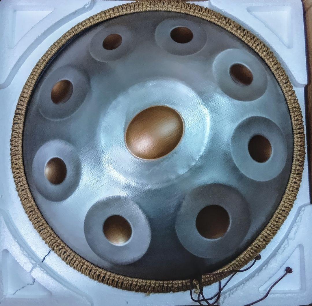 ハンドパン　小さめの46センチ　9音　Gマイナー　A＝440Hz