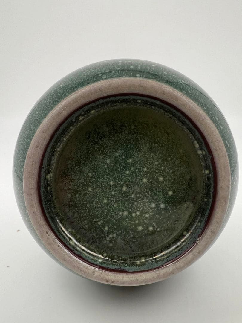 中国明清朝 の鈞窯瓶　中国骨董　古美術　唐物　中国美術品　青磁 ★ 江戸骨董