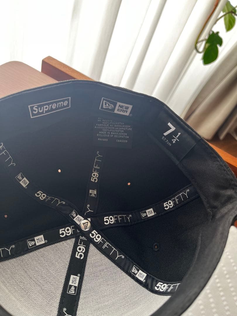 Supreme Bones New Era キャップblack 7 1/4