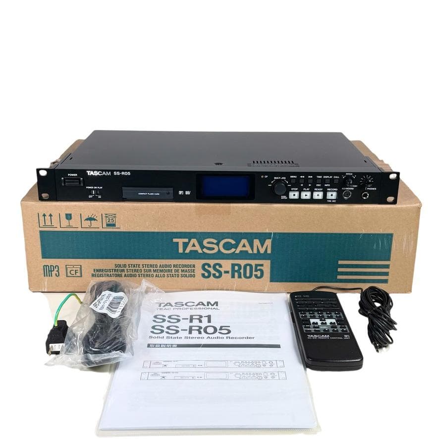 TASCAM ソリッドステートステレオオーディオレコーダー SS-R05