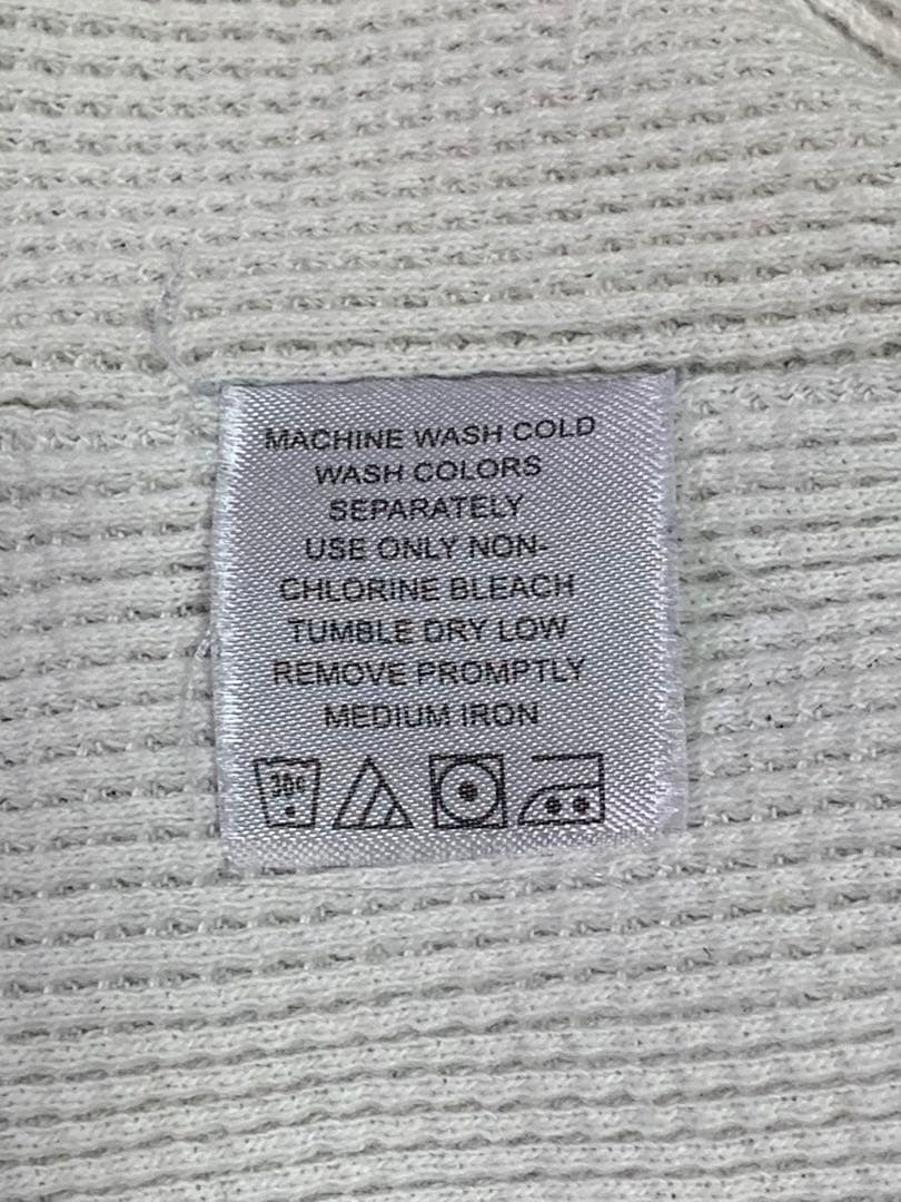 80sUSA KING SIZE裏サーマルパーカーXXLダブルフェイス紺ワッフル