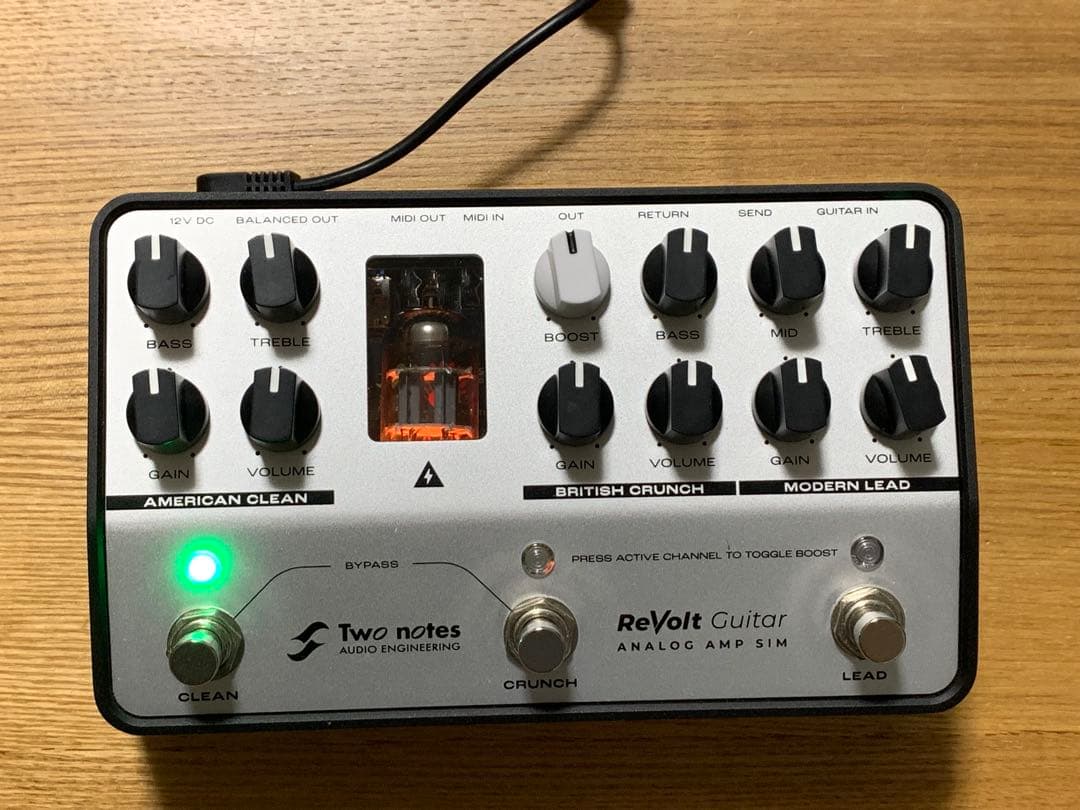 TWO NOTES ReVolt Guitar アンプシミュレーター 真空管