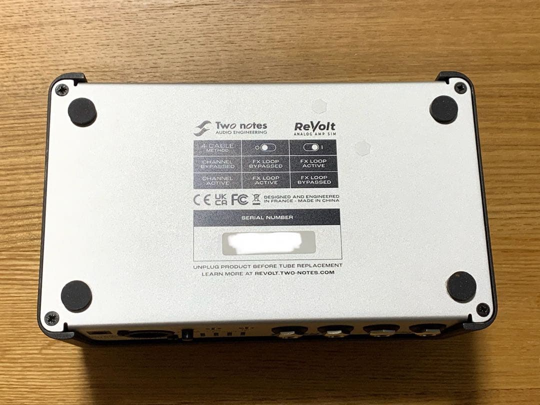 TWO NOTES ReVolt Guitar アンプシミュレーター 真空管