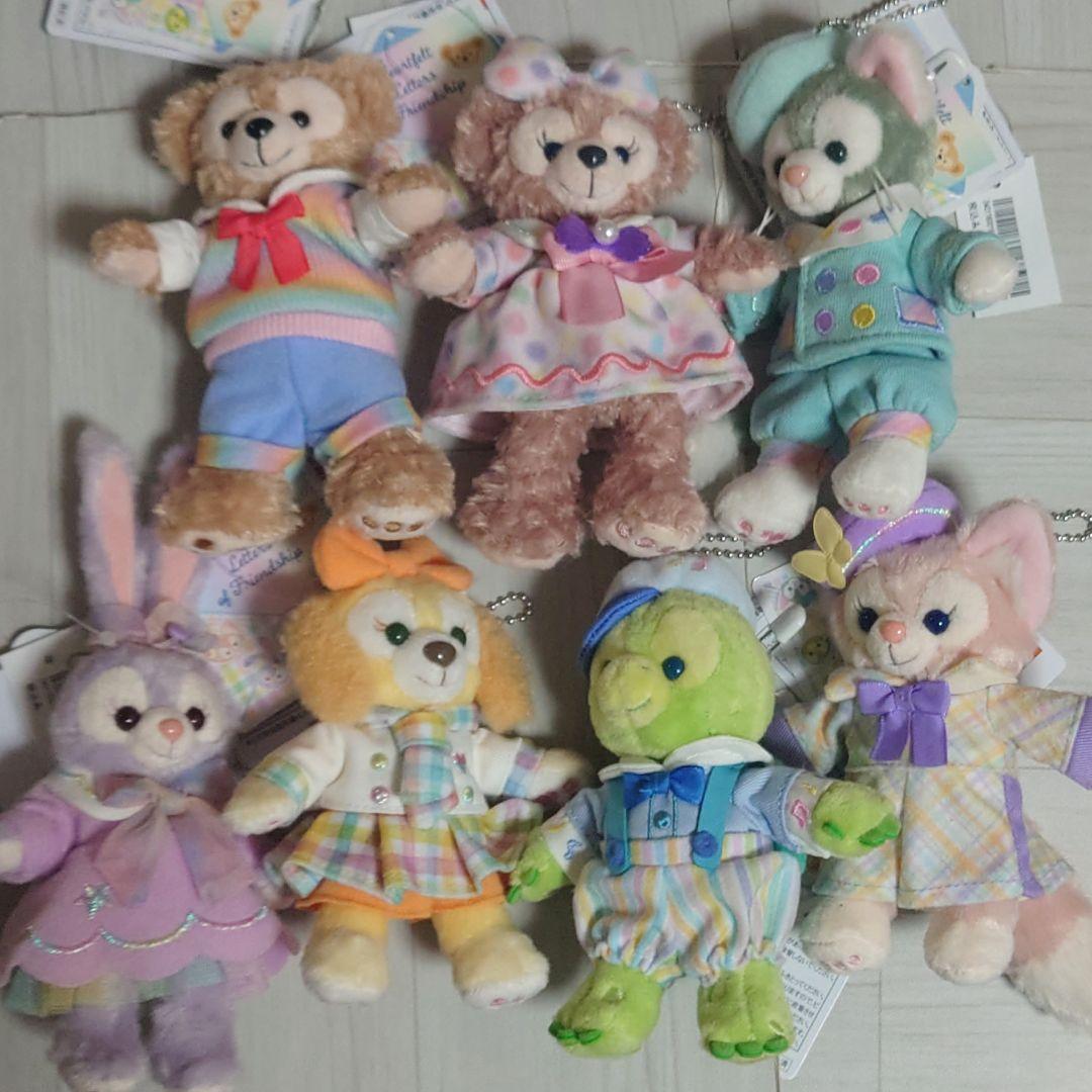 ダッフィー&フレンズ ハートフェルト·レターズ·オブ·フレンドシップ ぬいバ7種