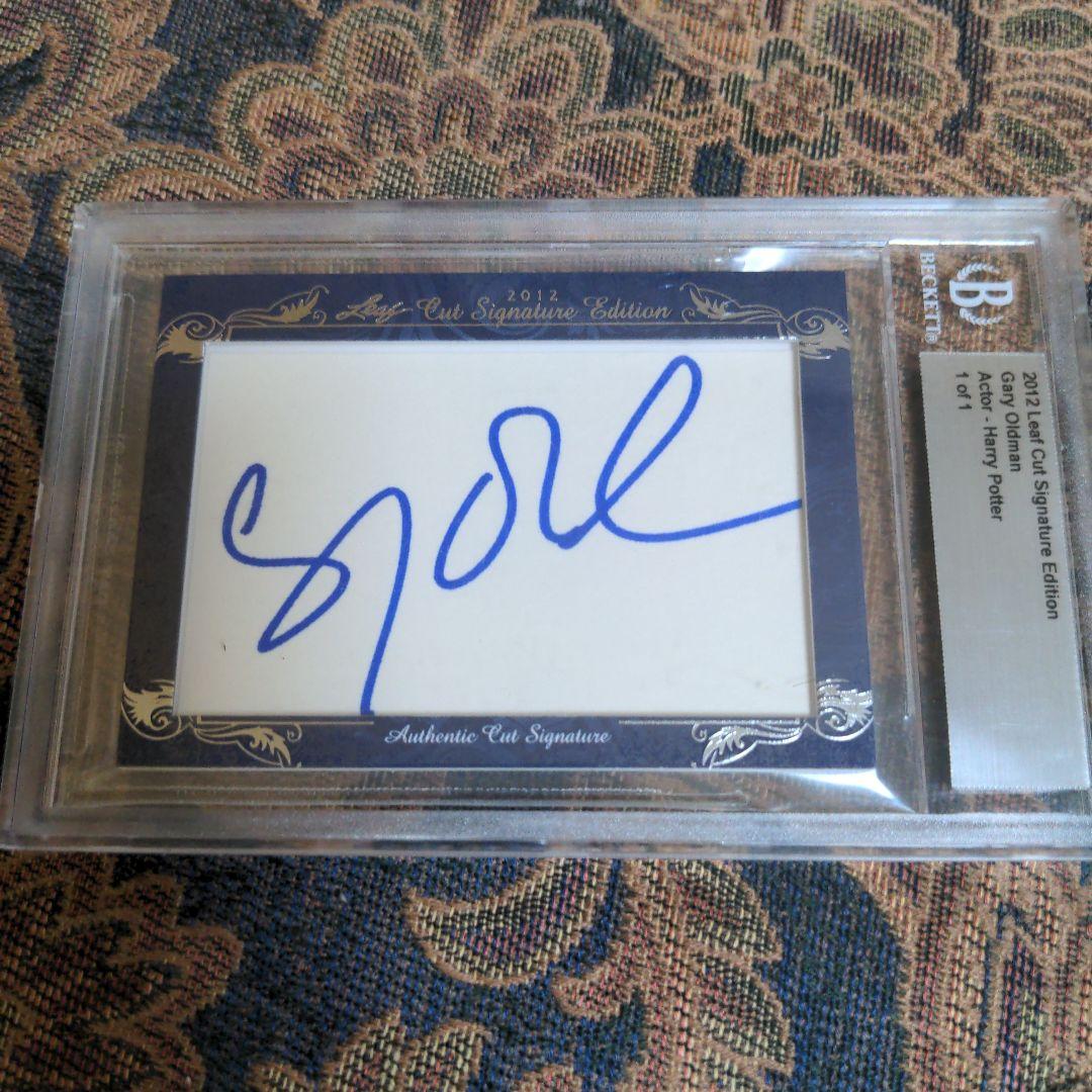 ゲイリーオールドマン 直筆 サインカード　シリウスブラック　ハリーポッター　限定