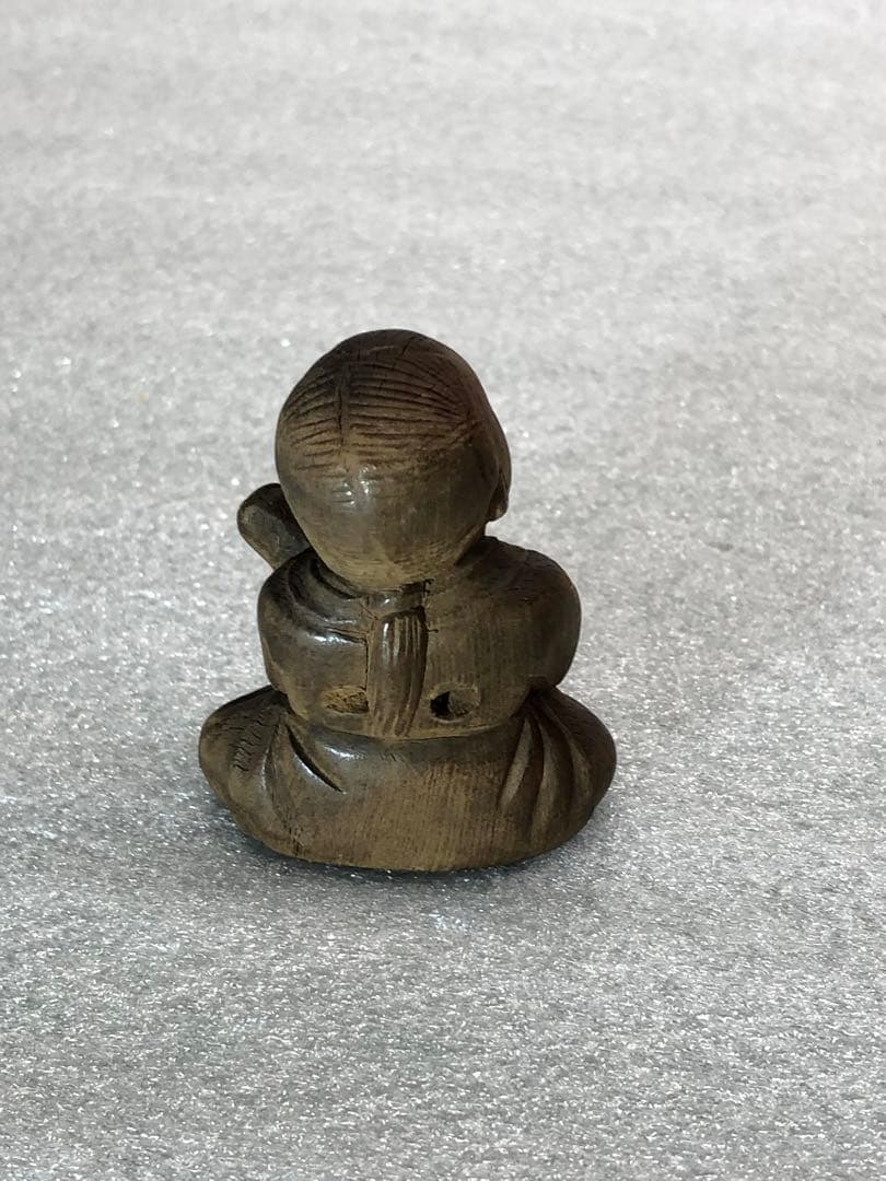 根付　時代提物　木彫り