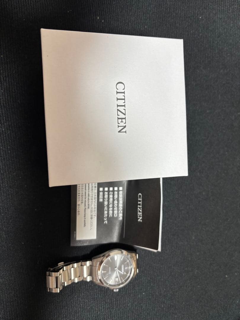 CITIZEN 自動巻き時計 グレー NB1050-59H