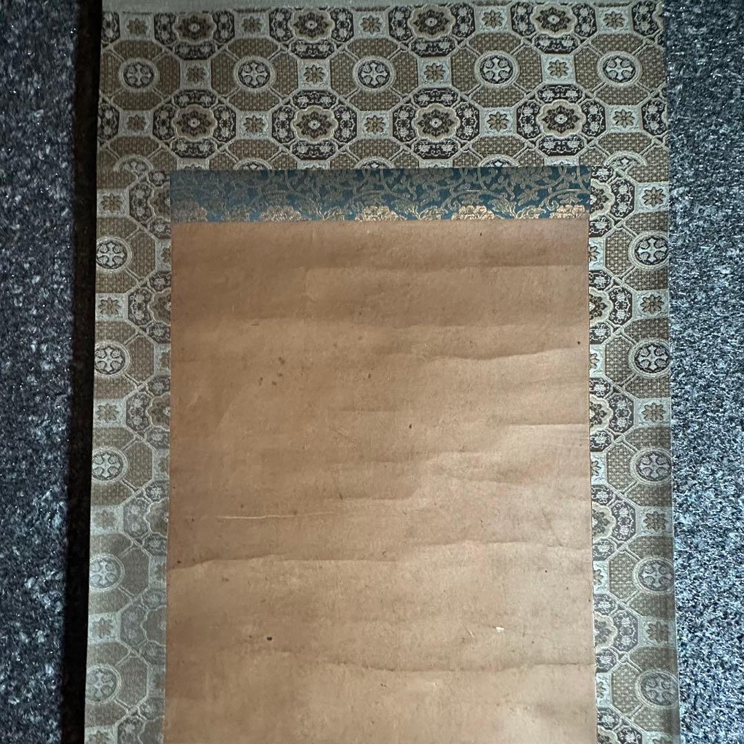 2170様感謝‼️DRAGONをかたわらに‼️模写「騎龍佛像」雪舟作時代掛軸桐箱入