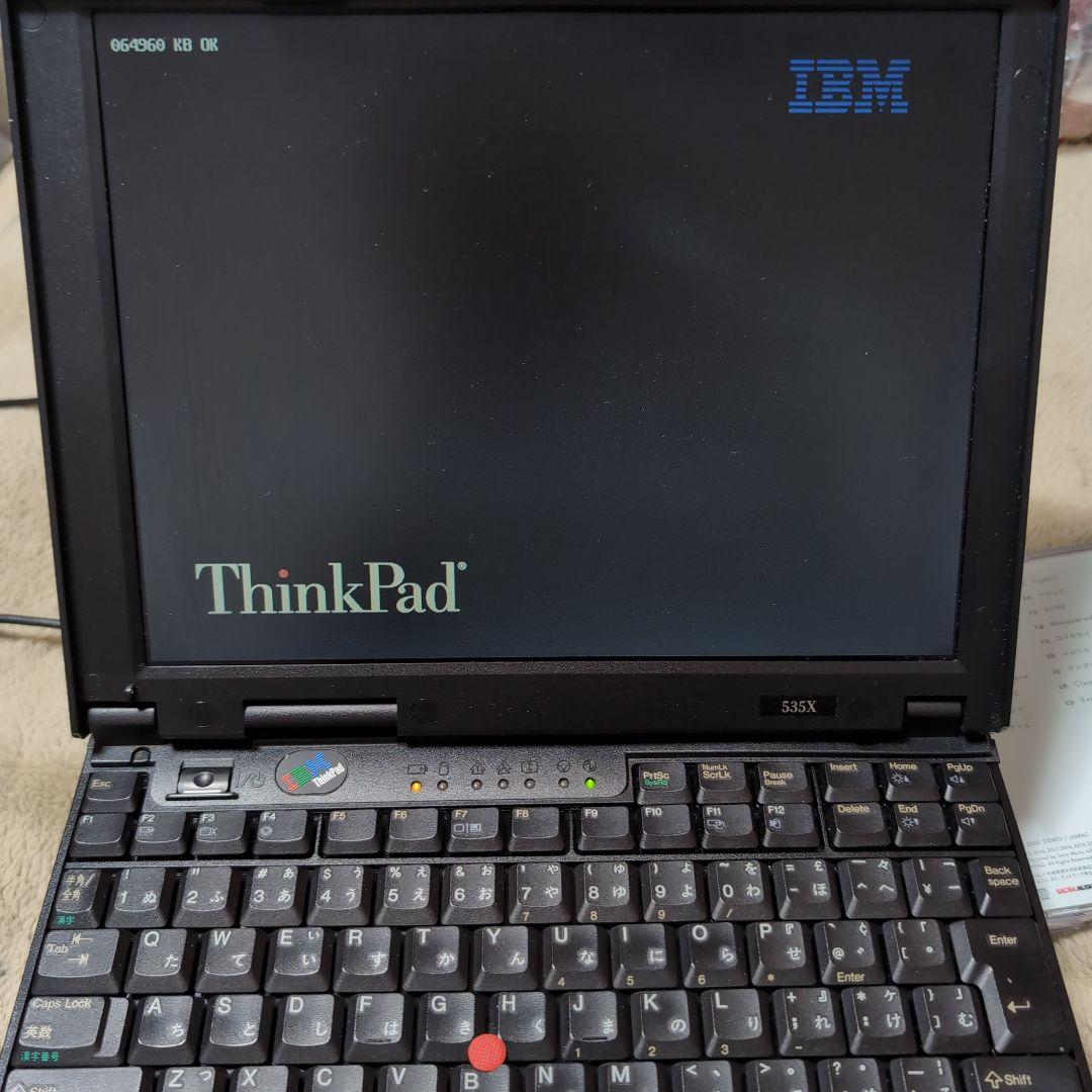 Windowsノート本体 IBM ThinkPad 535X Windows 2000