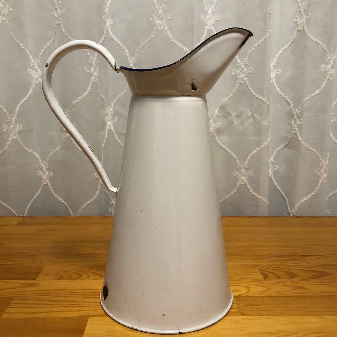 アンティークホーロー ウォータージャグ