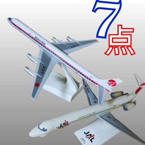 日本航空 JALグッズほか☆まとめ売り☆ 1/150ほか 7点 ダグラス飛行機他