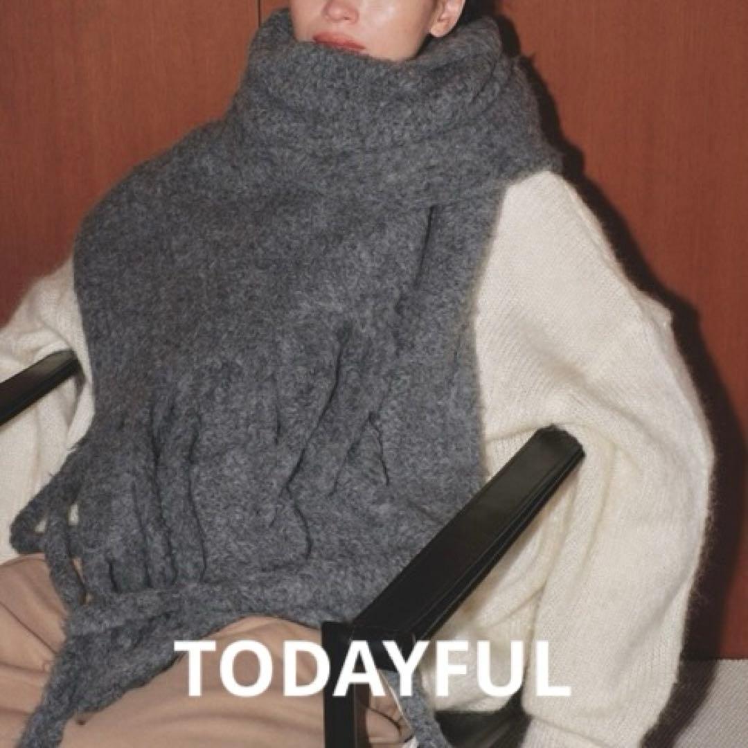 TODAYFUL/トゥデイフル ブラッシュドボリュームストール