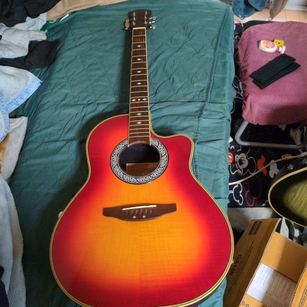 アコースティックギター グラデーションオレンジ