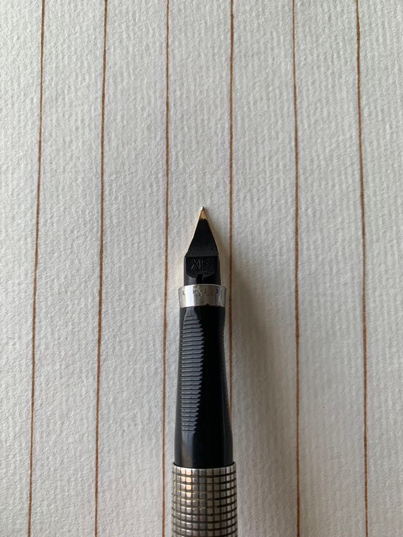 Parker 75 シルバー万年筆 14K