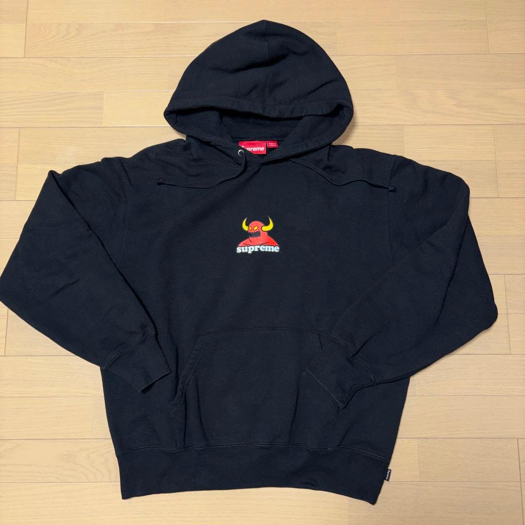 Supreme toy machine コラボパーカー