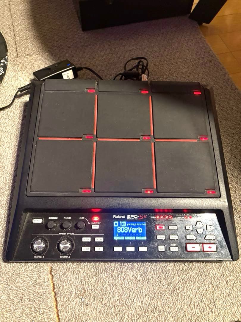 美品　ROLAND SPD-SX 説明書、保証書、専属アダプターディスク付き