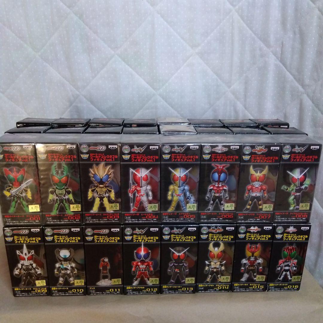 【未開封品144点】仮面ライダー ワーコレフィギュアvol.1〜vol.18