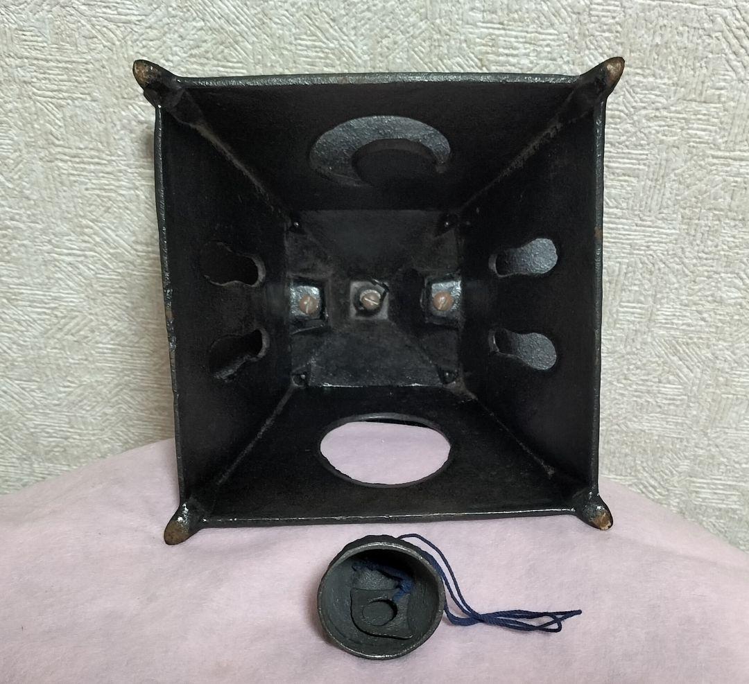 南部鉄器の屋根付き風鈴（未使用品）