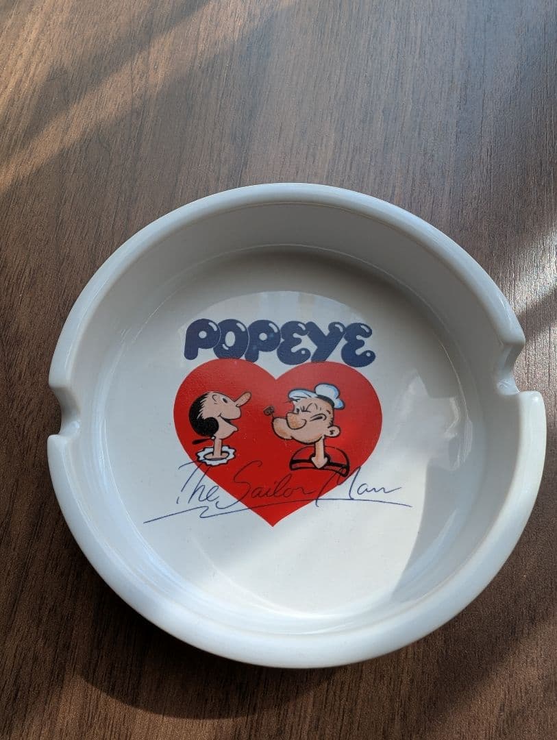 POPEYE ビンテージ陶器製灰皿　レトロ　レア品