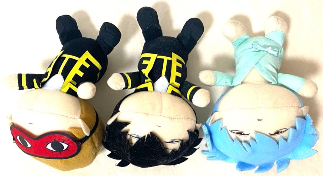 銀魂 ローソン うたた寝ぬいぐるみ マスコット 銀時土方沖田 フィギュア