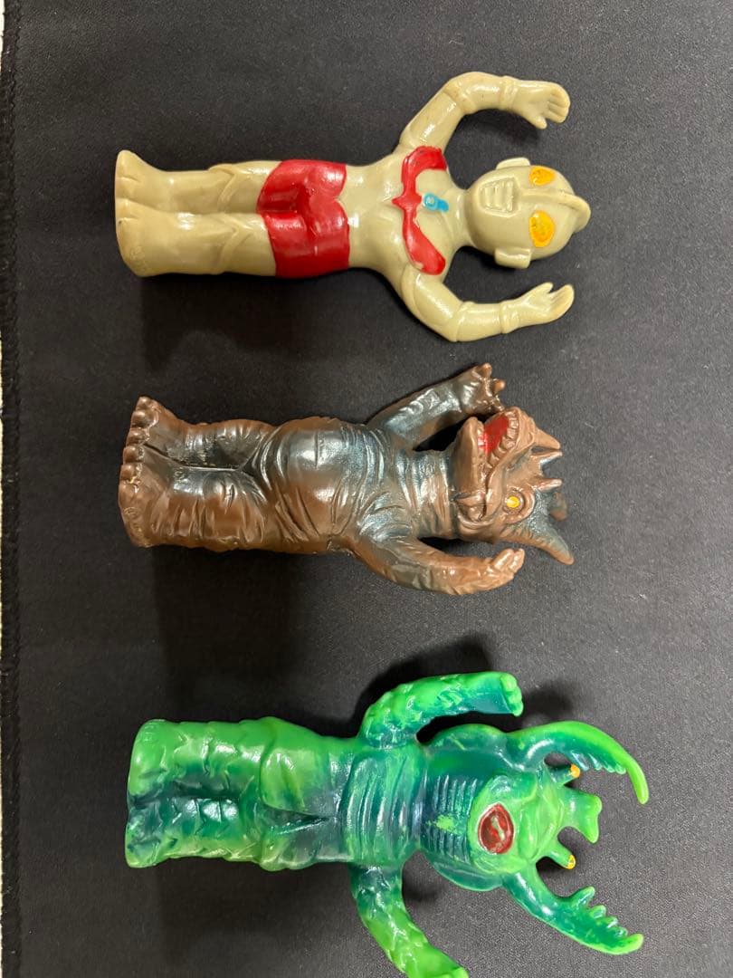 大里玩具　ジャンボ指人形　当時物。3体セット。コレクション放出します