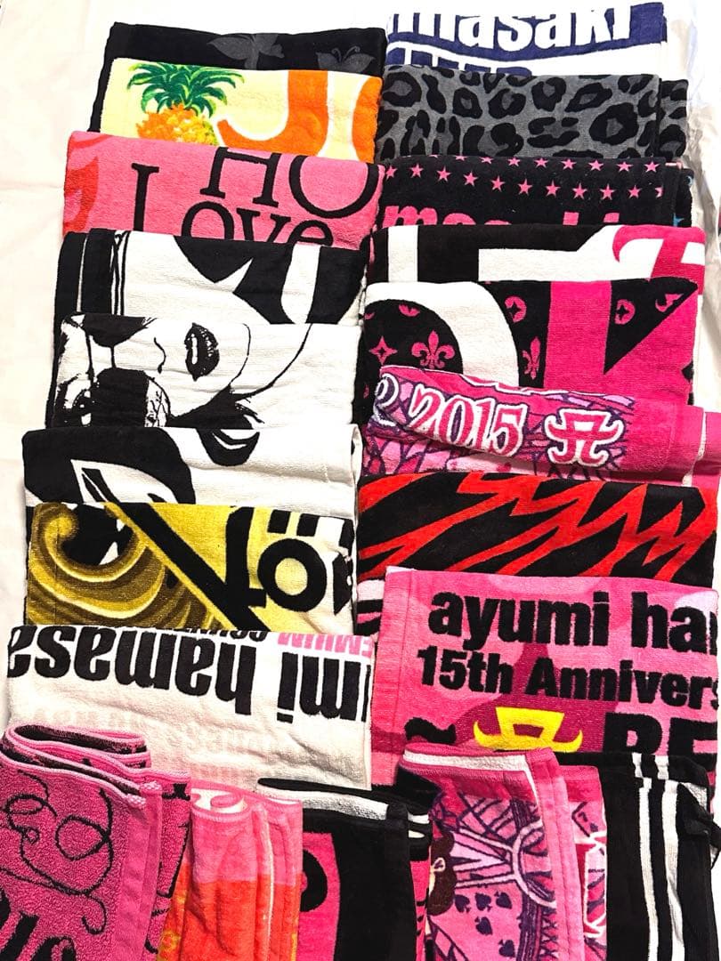 浜崎あゆみ　ツアータオル　まとめ売り
