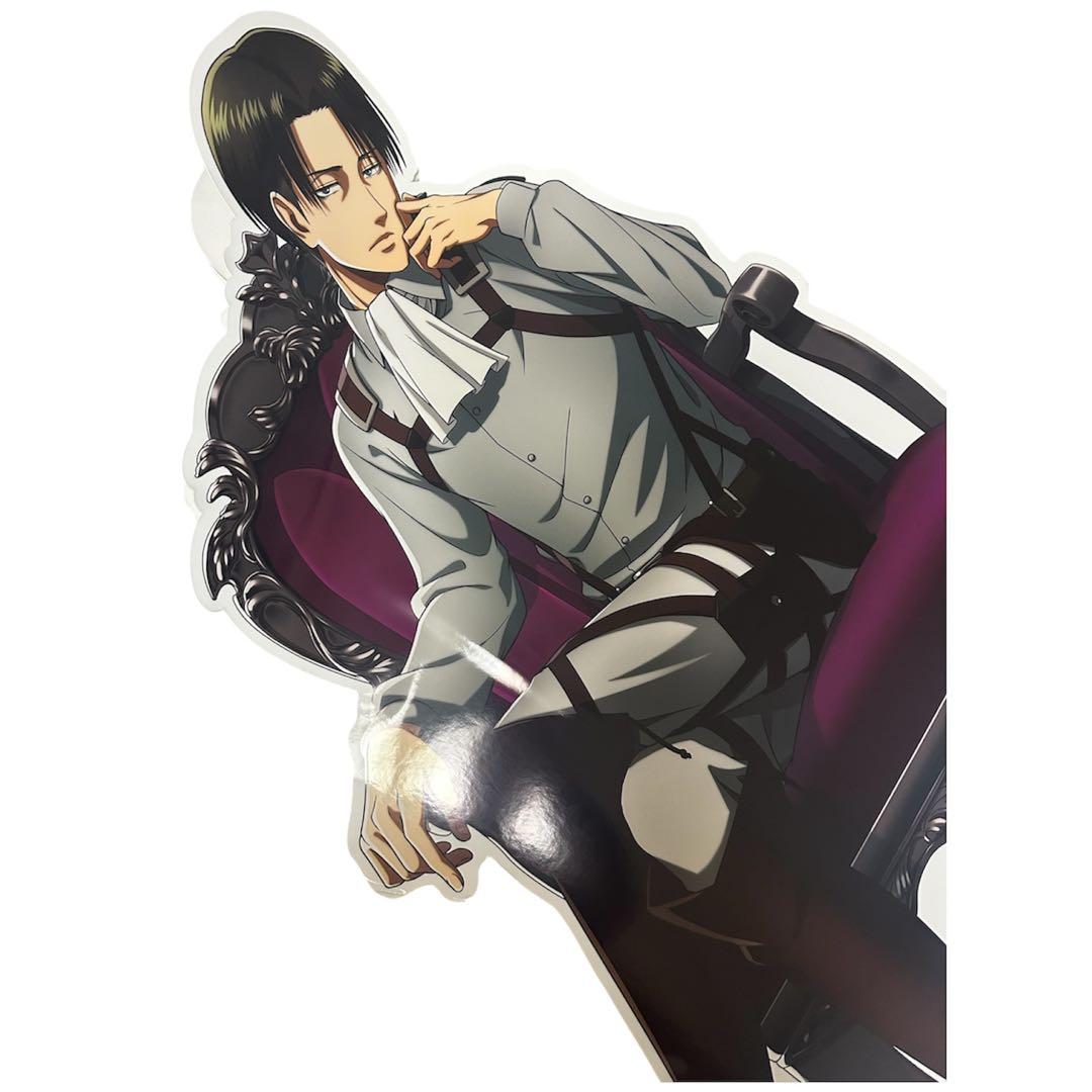 進撃の巨人　キャラウム　コラボカフェ　受注生産　等身大パネル　リヴァイ