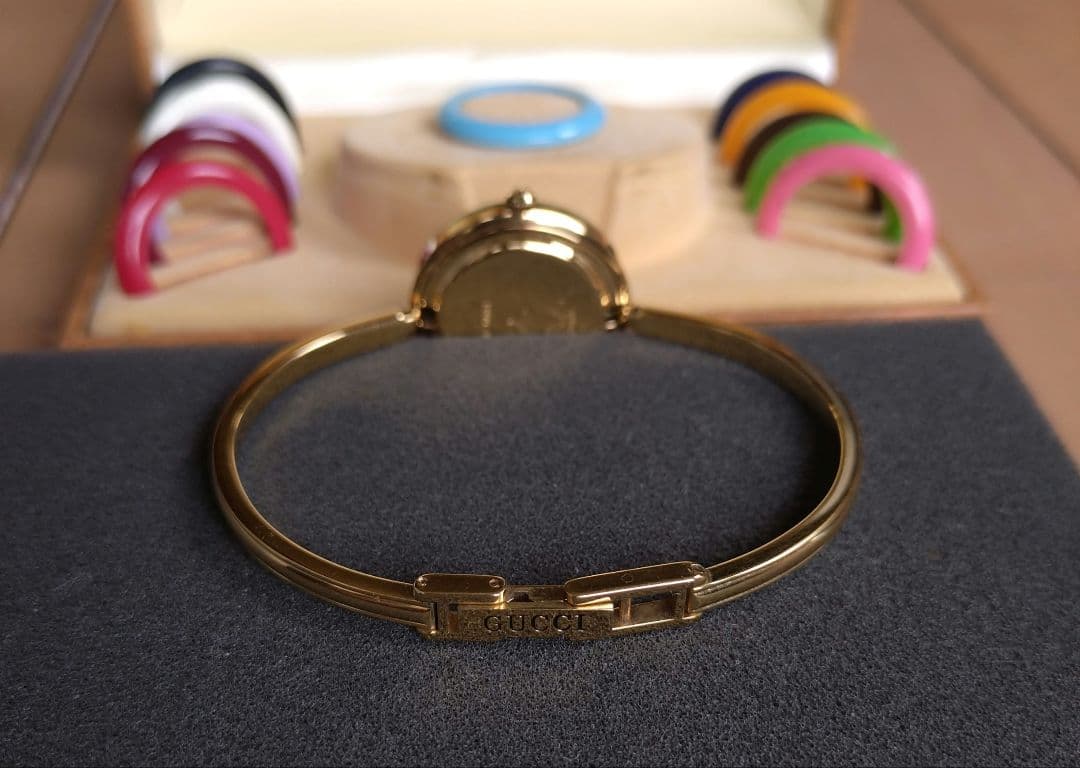 GUCCI グッチ チェンジベゼル ヴィンテージウォッチ 腕時計 ゴールド