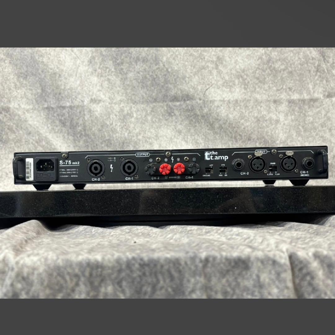 【美品】Thomann S-75 mk2 トーマン パワーアンプ