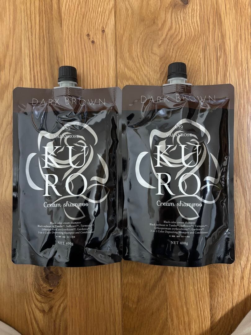 新品＊バランローズ KURO ダークブラウン 2個セット 白髪ケア