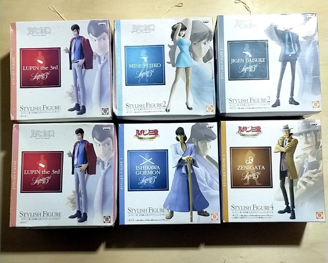 ルパン三世 DX組立式スタイリッシュフィギュア 峰不二子 次元 五エ門 銭形警部